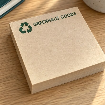 Custom Eco Recycled Sticky Notes
